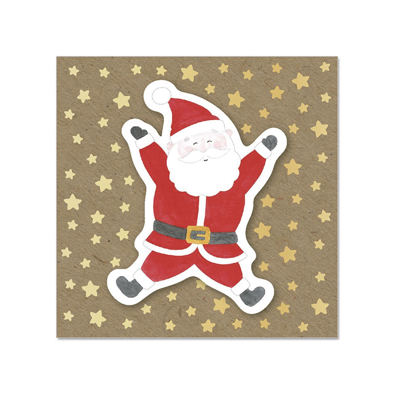 Mini Biglietto Natale Funny Santa | Artebene
