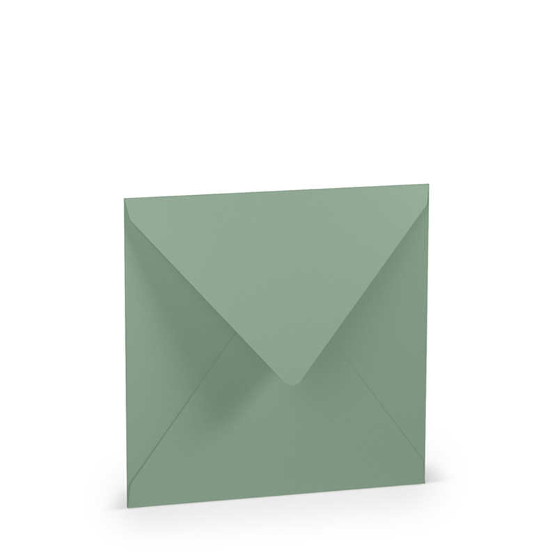 Envelope 164x164 Gr.100 Lined Pcs 25 67 - Eucalyptus | Roessler Paperado
