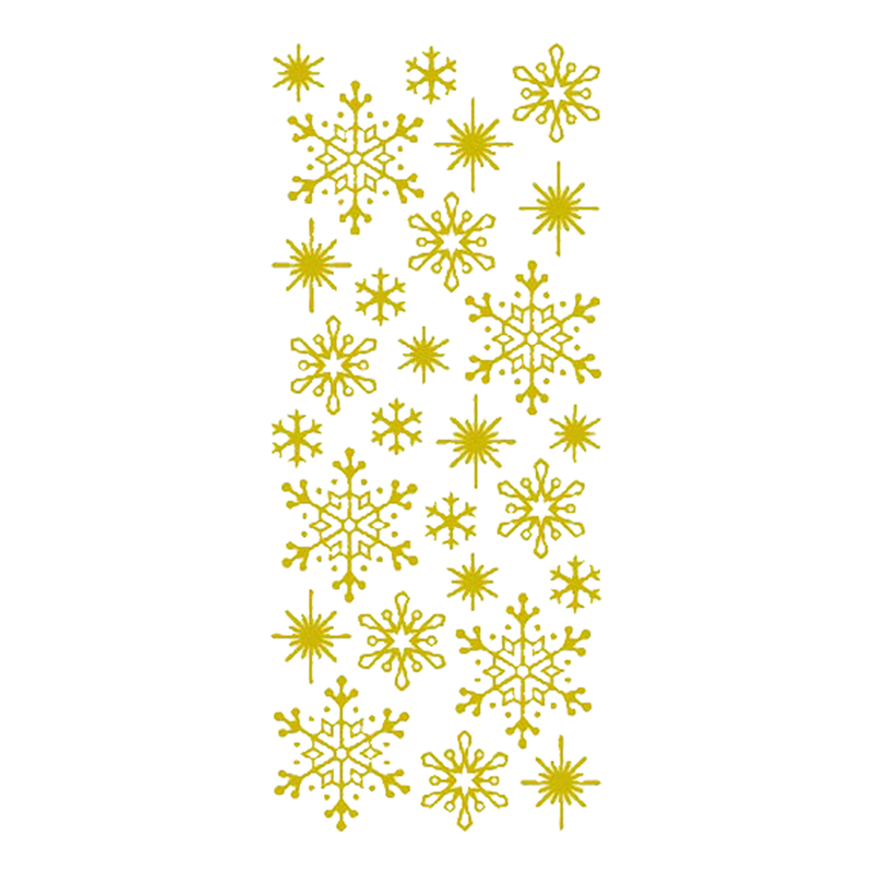 Stickers Rilievo Decorativi Natale Fiocchi Di Neve Argento | Rossler Soho