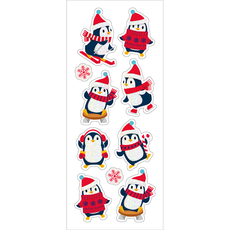 Stickers Rilievo Decorativi Natale Pinguini | Rossler Soho
