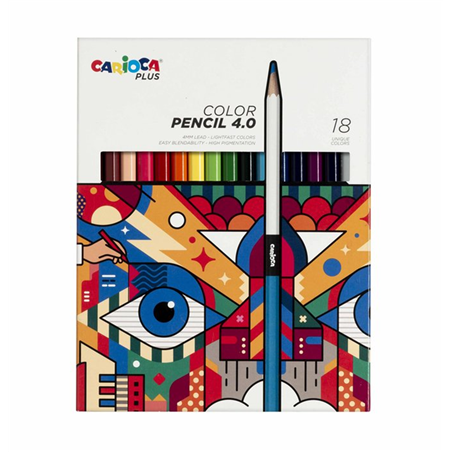 Set 18 Matite  Plus Color Pencil 4.0