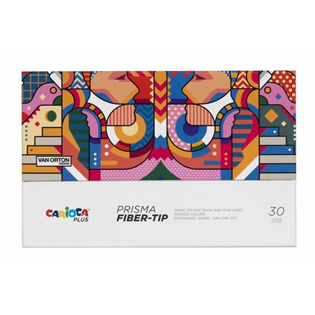 Set 30 Pennarelli  Plus Prisma Fiber - Tip