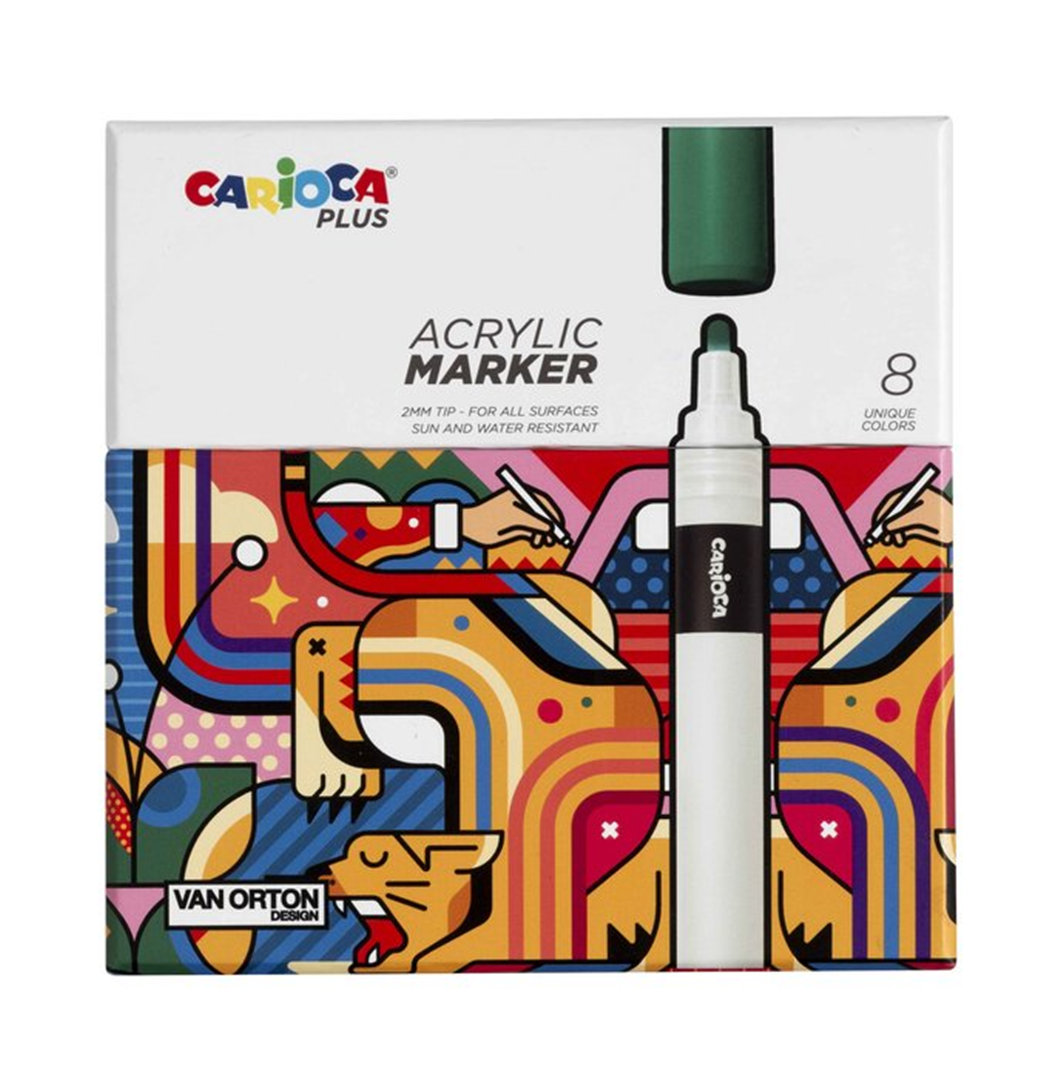 Set 8 Plus Acrylic Markers