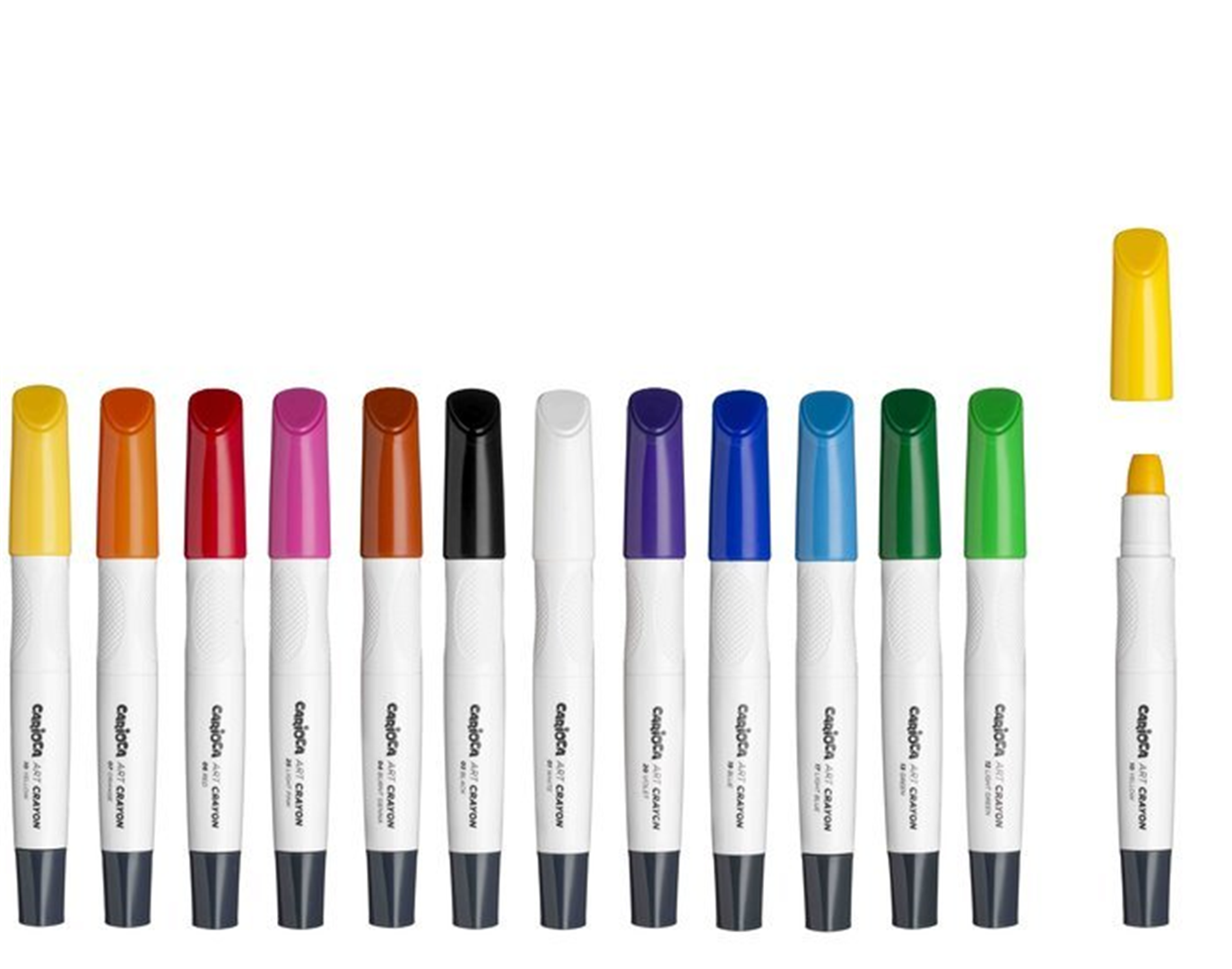 Set 12 Pastelli  Cera  Plus Art Crayon — immagine 2