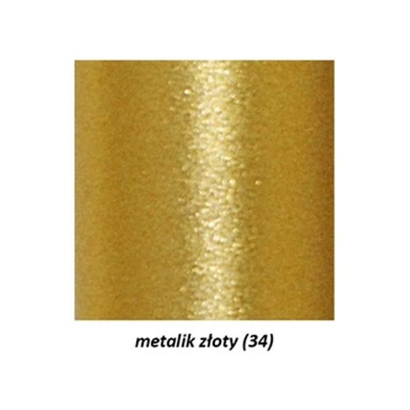 10 Pcs Pack Candela Torchon Laccata Metal 23cm 1pz Oro | Selezione Vertecchi