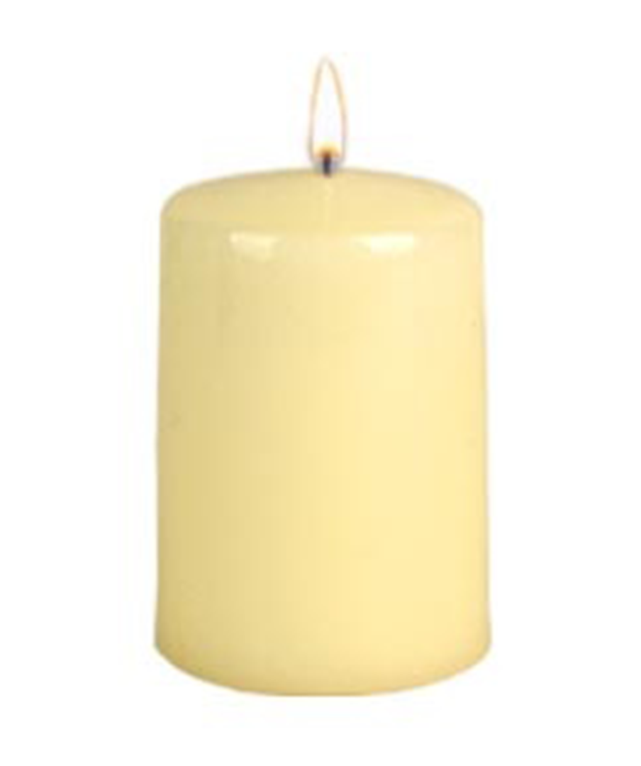 Candela Moccolo Opaco D58 H70mm Bordeaux Burgundy — immagine 2