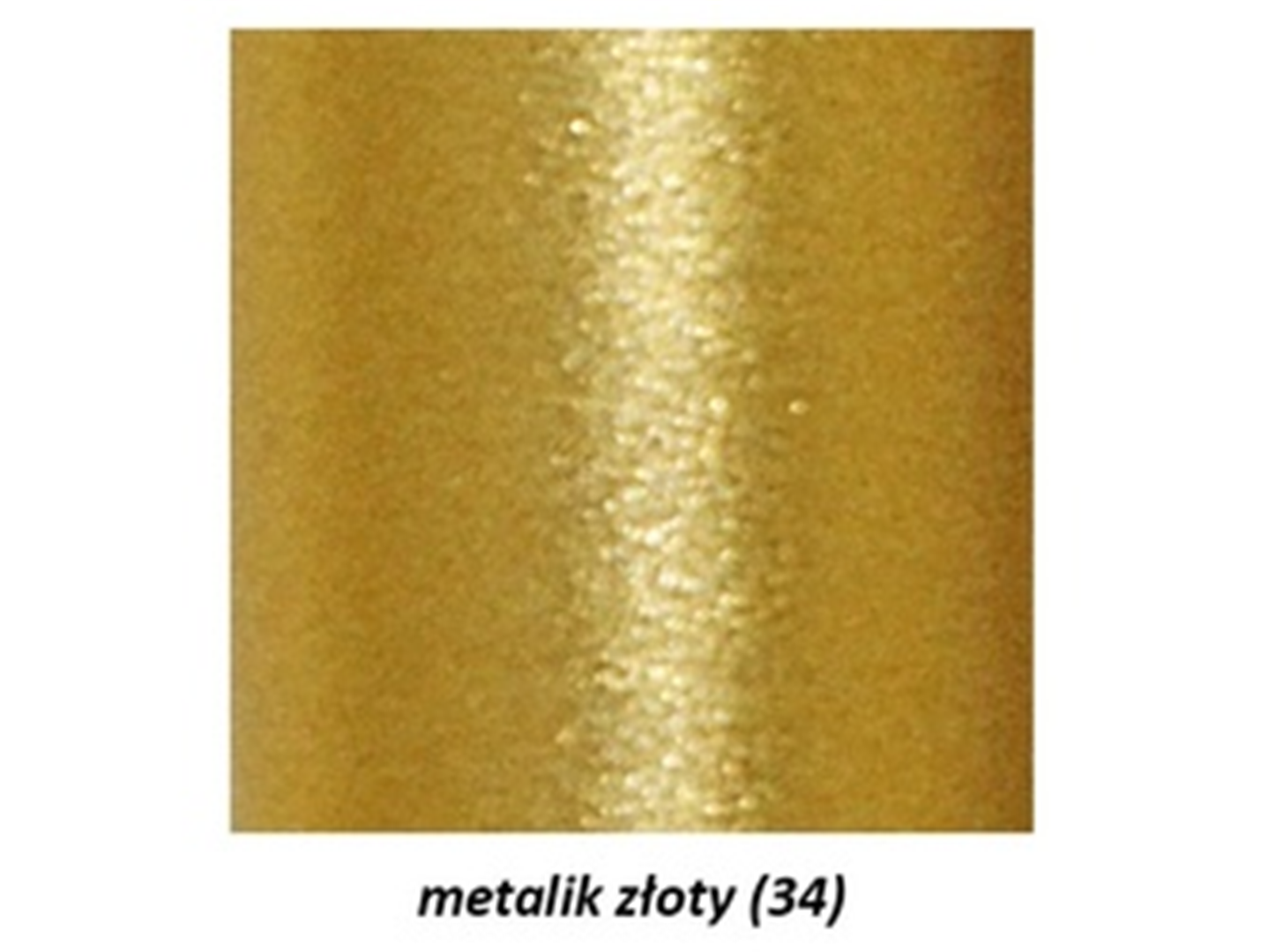 Candela Moccolo Metal D58 H120cm Oro