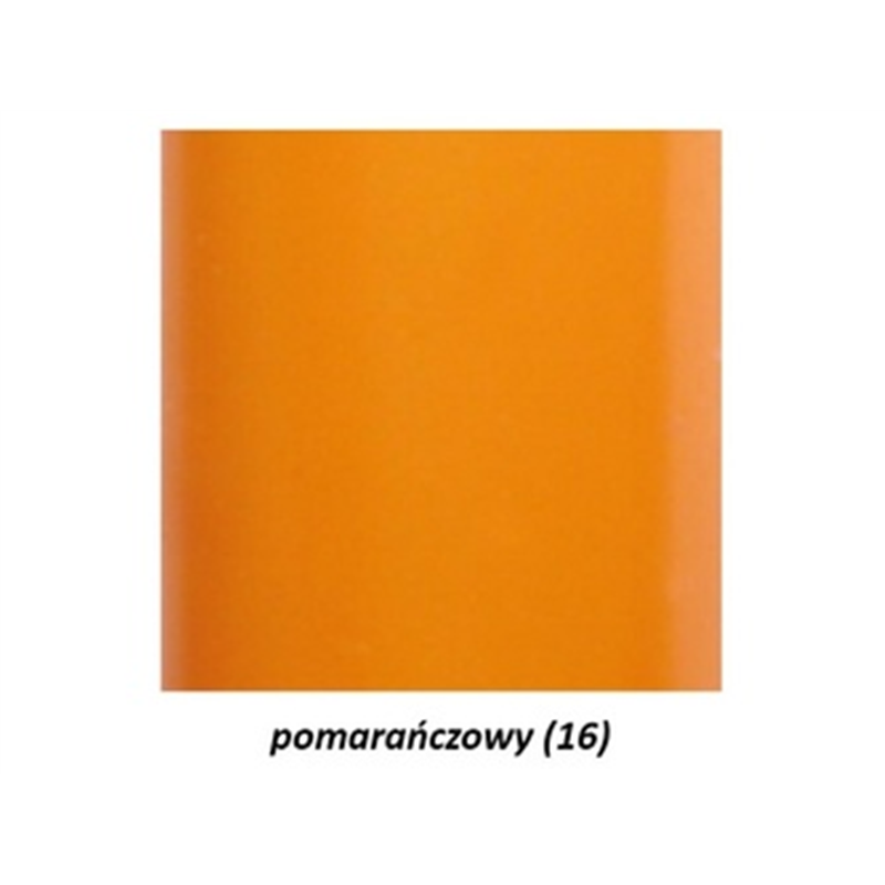 10 Pcs Pack Candela Conica Opaca D22mm H 24 Cm Arancione Orange | Selezione Vertecchi