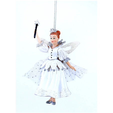 Ornamento Resina Fata Madrina 12cm