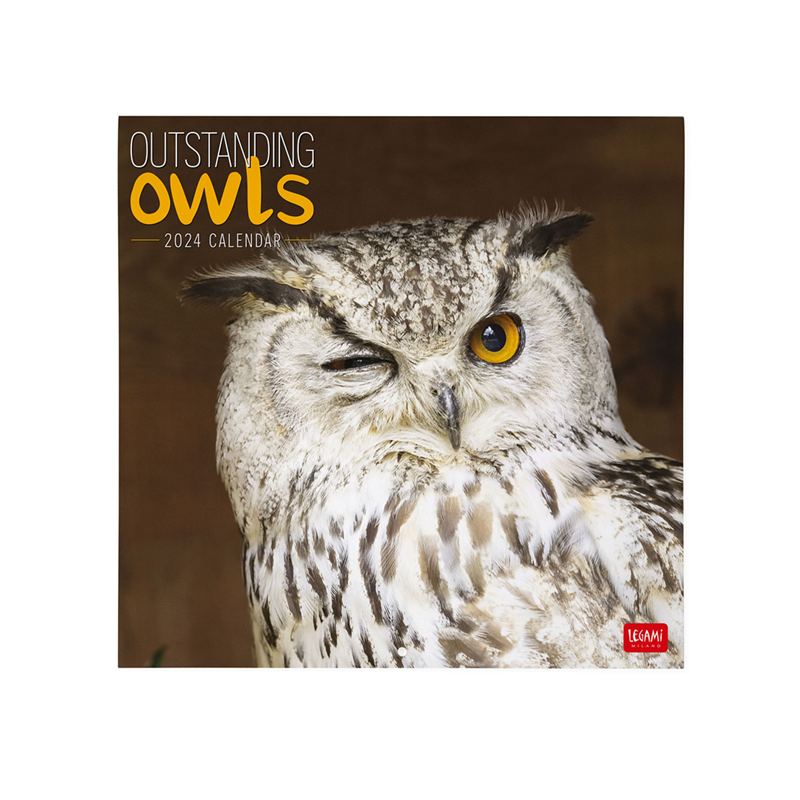Calendario Da Parete 30x29 Fotografico Owls | Legami