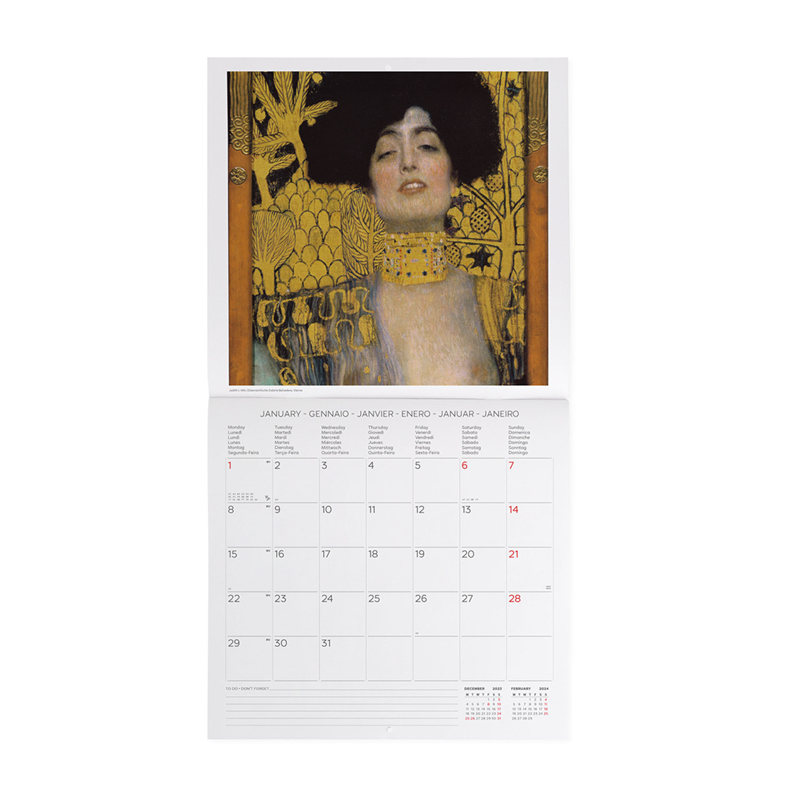 Calendario Da Parete 30x29 Fotografico Gustav Klimt | Legami