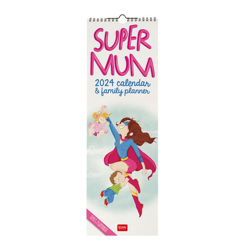 Calendario Da Parete 16x49 Special Edition Super Mum | Legami