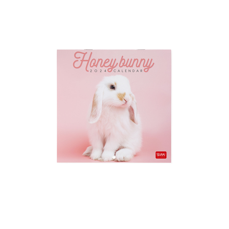 Calendario Da Parete 18x18 Fotografico Honey Bunny | Legami