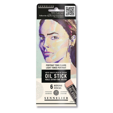 Set 6 Mini Stick Olio Solido 12ml Ritratto Toni Chiari