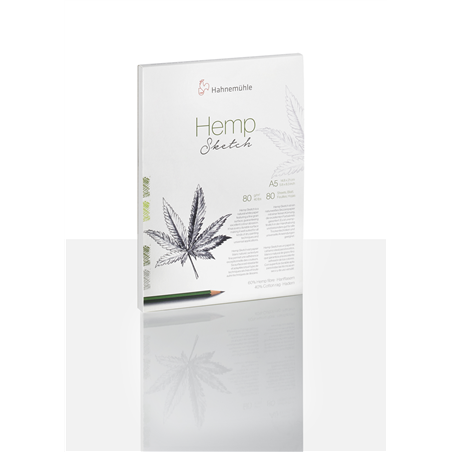 Blocco A4 Natural Line Hemp Sketch 80gr 80fogli 60% Fibre Di Canapa 40% Cotone