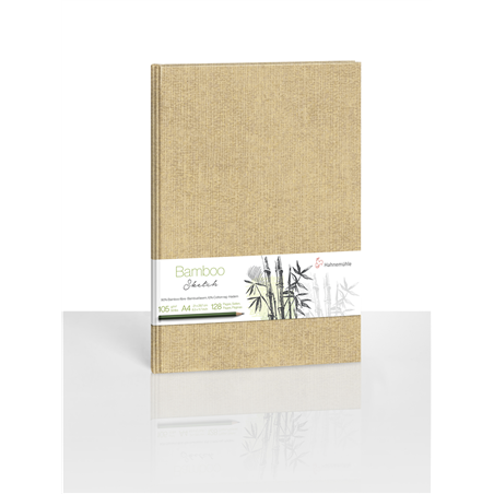 Bamboo Sketchbook A4 105gr 128 Fogli 90% Fibre Di Bamboo 10% Cotone