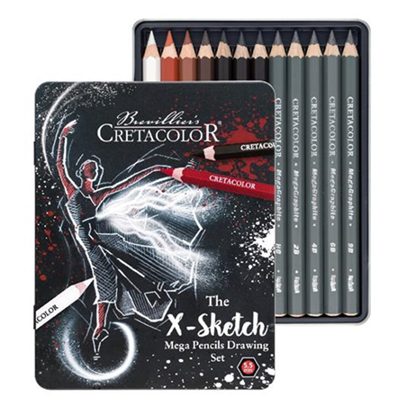 Confezione X-Sketch 12 Matite Mega Set In Metallo