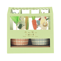 Bunny Greenhouse Cupcake Kit | Meri Meri