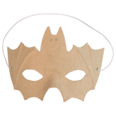 Maschera Cartone Da Colorare Pipistrello