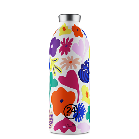 Thermos Clima 850ml Acciaio Inox 25cm Acqua Fiorita