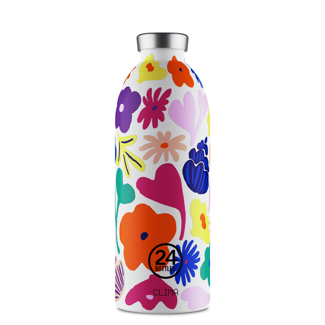 Thermos Clima 850ml Acciaio Inox 25cm Acqua Fiorita