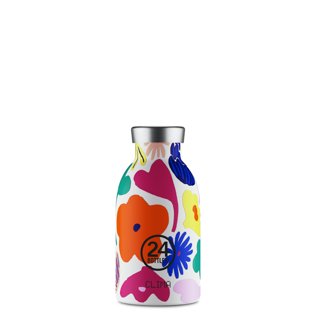Thermos Clima 330ml Acciaio Inox 15cm Acqua Fiorita