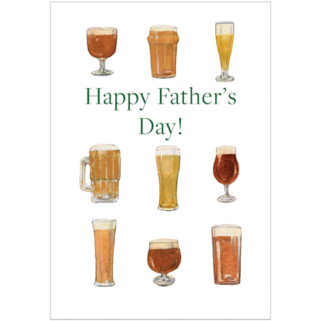 Biglietto Auguri  Father Day Birre