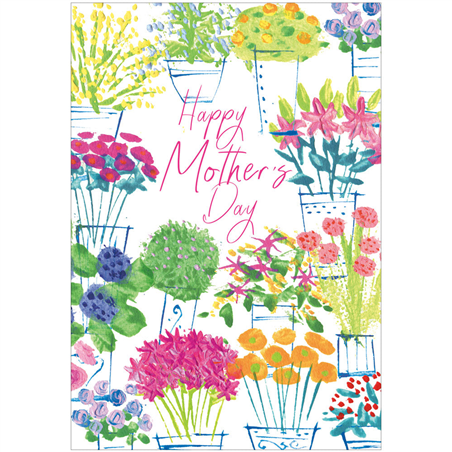 Biglietto Auguri  Mother Day Mercato Dei Fiori