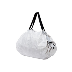 Foldable Bag L 40l Sen White Striped | Shupatto-Vertecchi Gadget
