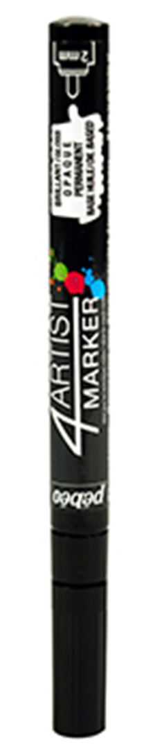 Pébéo 4Artist Marker - Pennarello ad olio Nero - Punta da 2 mm — immagine 2
