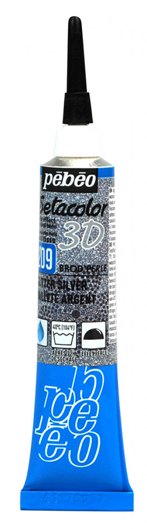 Setacolor 3d 20 Ml Effetto Brod-Perle 07-Argento