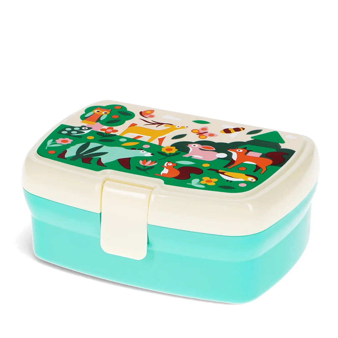 Lunch Box With Tray BPA FREE Woodland | Rex London