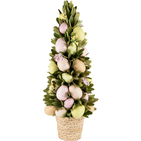 Albero Di Pasqua Con Uova Pastello 17x17x47 | Selezione Vertecchi