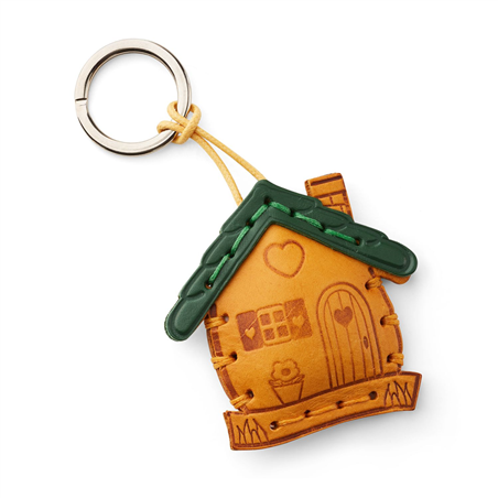 Porta Chiavi Happy Key Cuoio Toscano Casa
