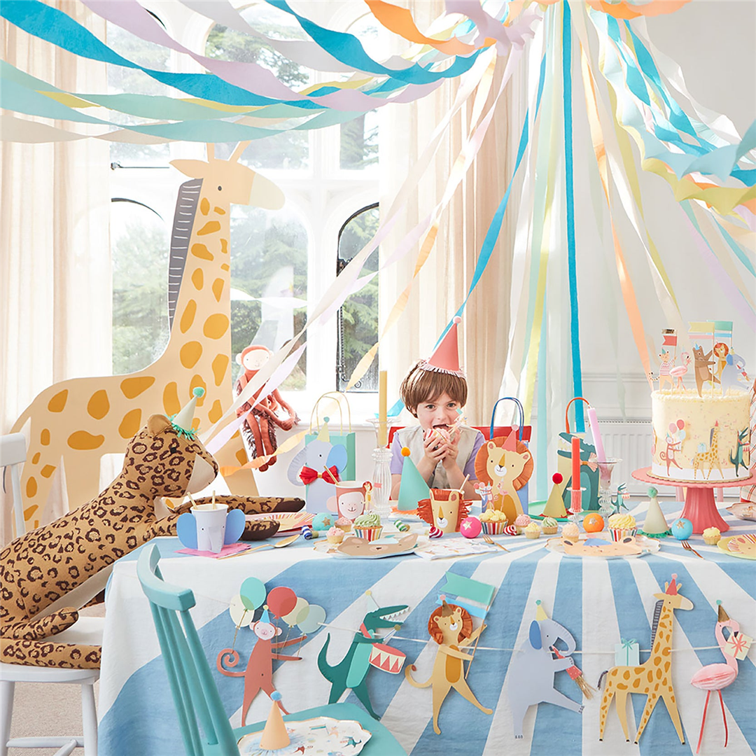 Bicchiere Carta 256ml 8pz 4 Animali Merimeri Animal Parade — immagine 2