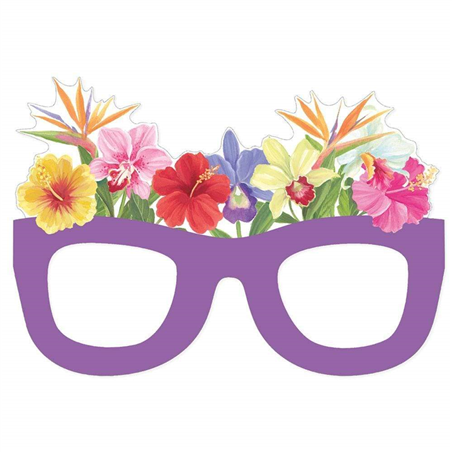 Biglietto Auguri  Mother Day Floral Glasses