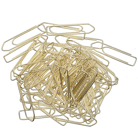 Clips Big 50mm 60pz Oro