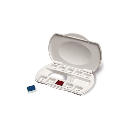 Cofanetto Vuoto Per 10 Acquerelli 1/2 Godets In Plastica