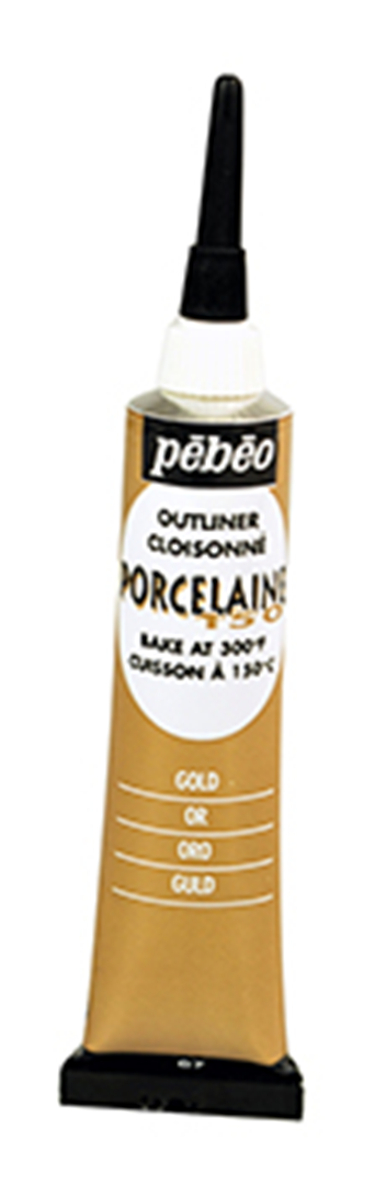 Colore Rilievo Porcelaine150 Tubo Ml20 7-Oro — immagine 2