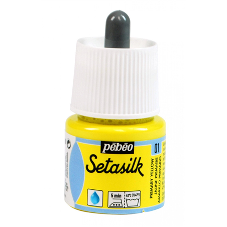 Colore Per Seta Setasilk 45ml 01-Giallo Primario
