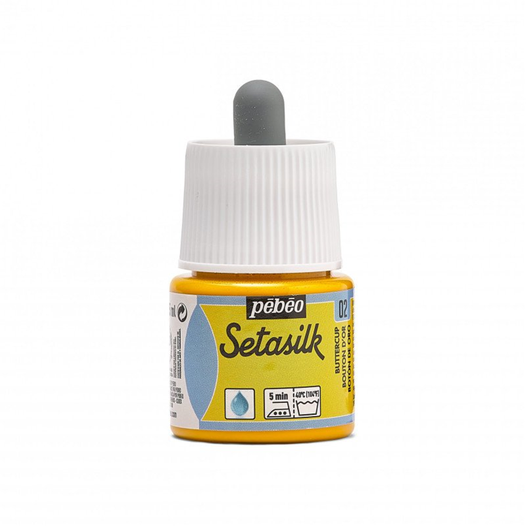 Colore Per Seta Setasilk 45ml 02-Botton D'Oro