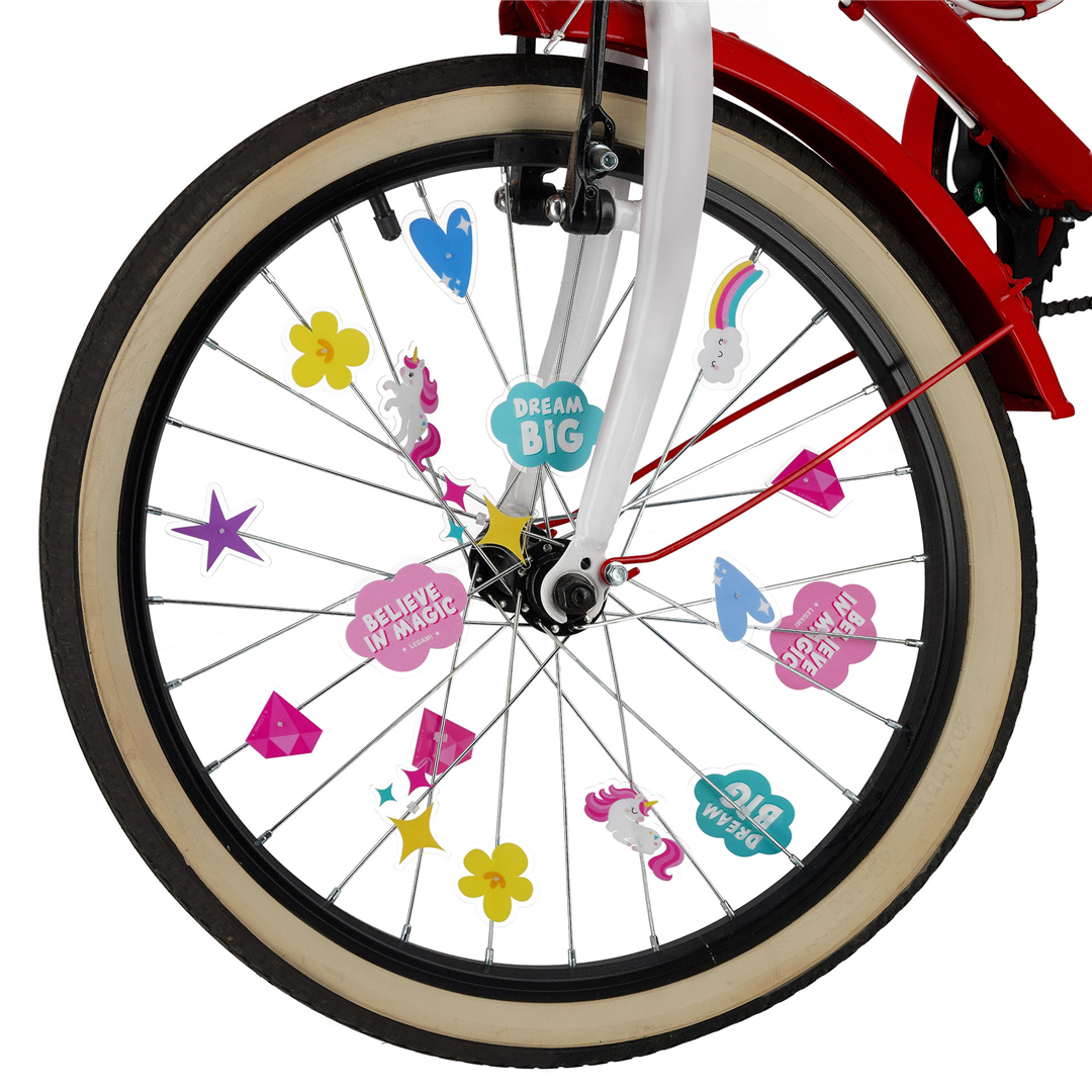 30 Decoraz. Raggi Bicicletta - Pimp Your Bike Unicorn — immagine 3
