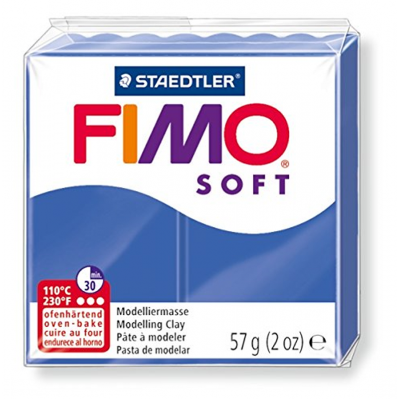 Staedtler - Pasta Fimo Soft Gr.57 33-Blu Brillante
