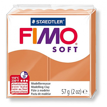 Pasta Fimo Soft Gr.57 76-Cognac