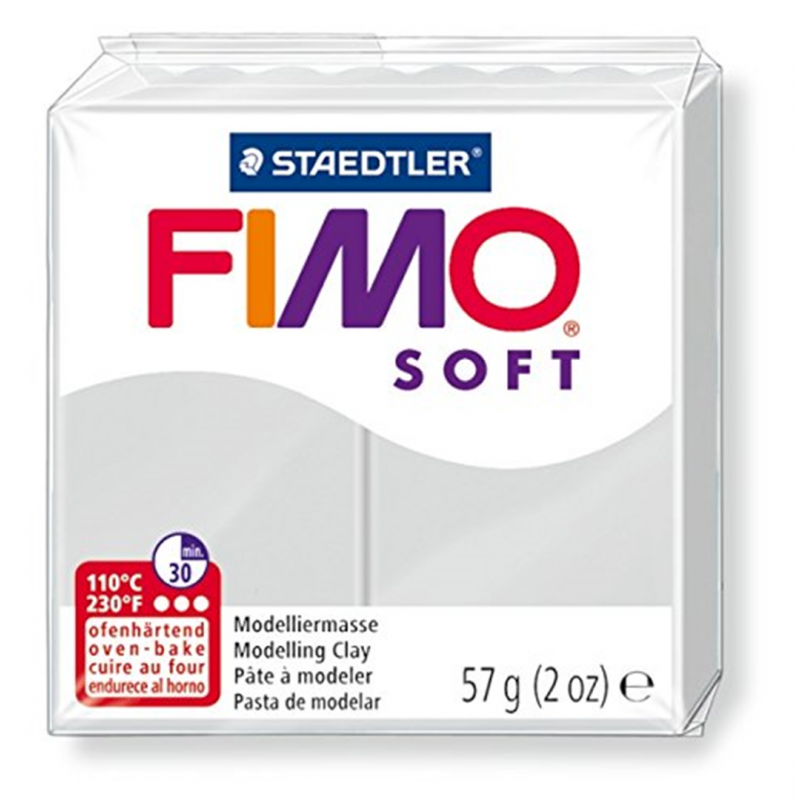 Staedtler - Pasta Fimo Soft Gr.57 80-Grigio Delfino