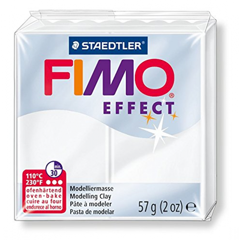 Staedtler - Pasta Fimo Effect Traslucido Gr.57 014-Translucente
