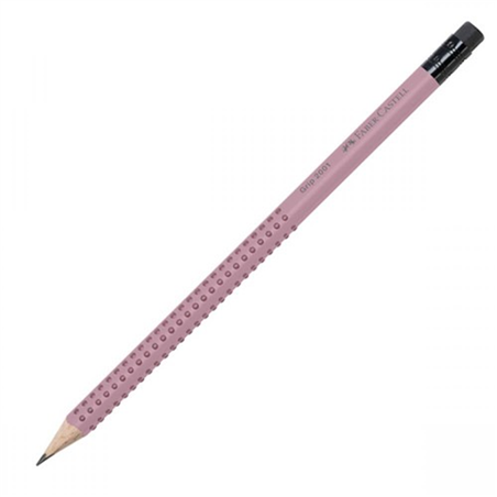 Matita Grip 2001 Con Gommino Gradazione B Rosa Metallico