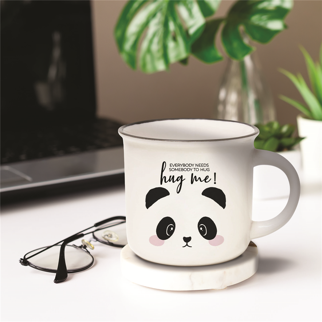 Tazza New Bone China - Cup-Puccino Panda — immagine 2