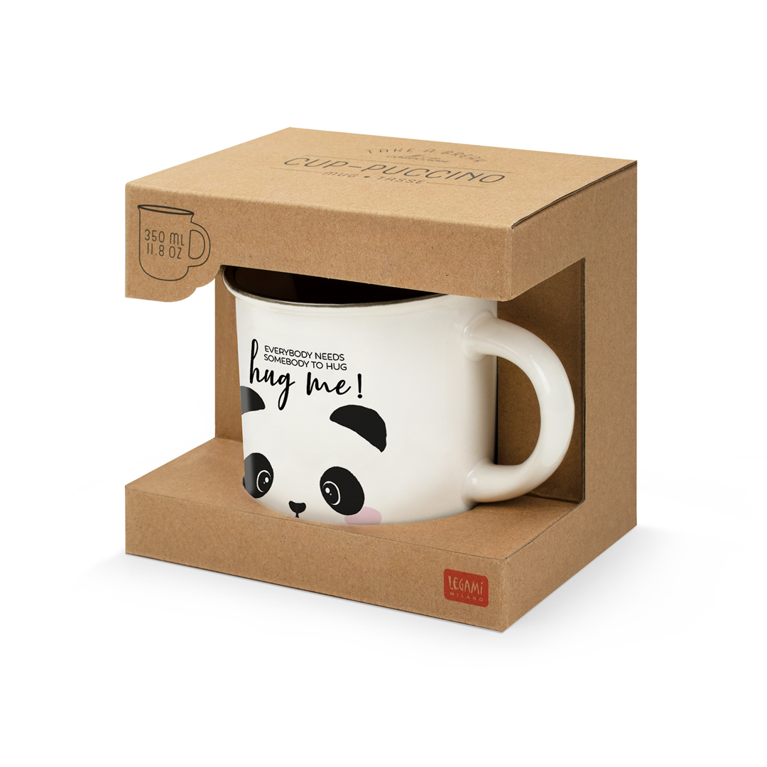 Tazza New Bone China - Cup-Puccino Panda — immagine 3