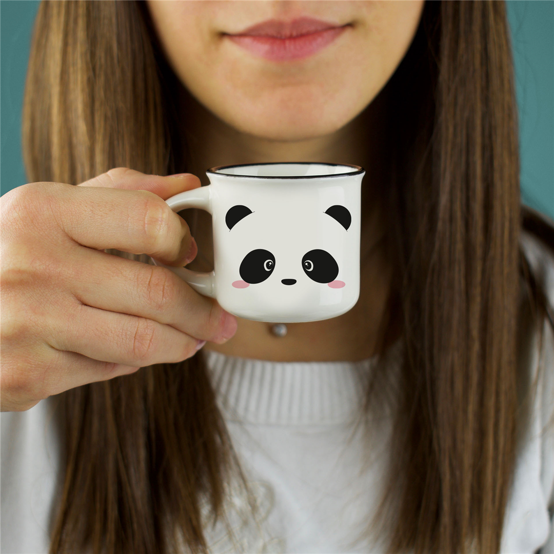 2 Tazzine Da Caffè - Espresso For Two Panda — immagine 2